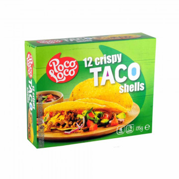 Paquet de 12 Tacos shells 135g