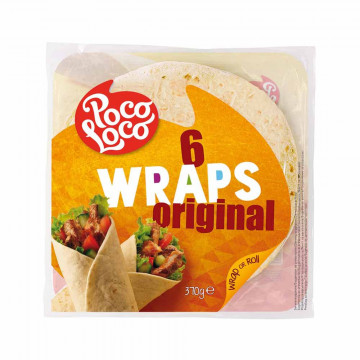 6 Wraps original 370g