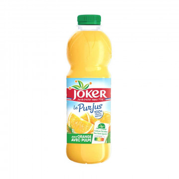 Pur jus d'orange avec pulpe...