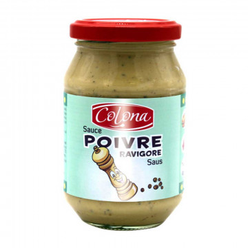 Sauce aux poivres en bocal...