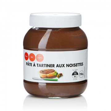 Pâte à tartiner noisettes...