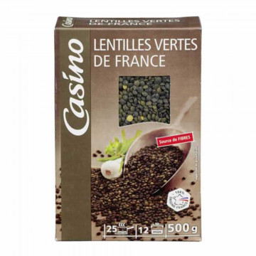 Lentilles vertes de France...
