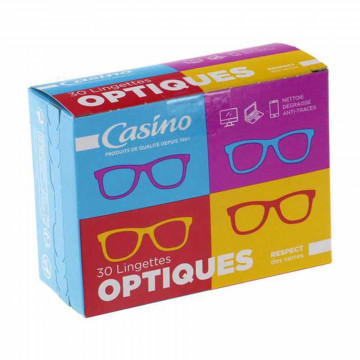 Lingettes optiques 30 pièces