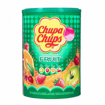 Tubo 100 sucettes Fruits