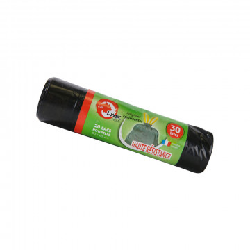 20 Sacs poubelle 30L