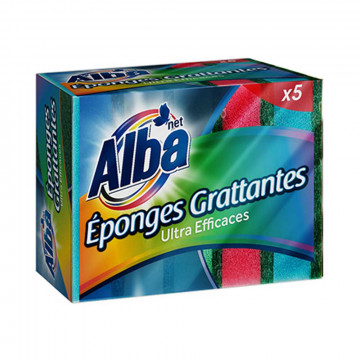 Eponges grattantes 5 pièces