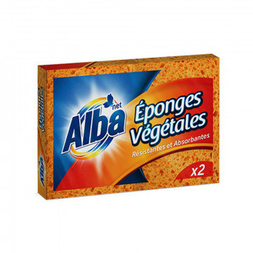 Eponges végétales 2 pièces