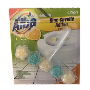 Bloc cuvette citron 5en1