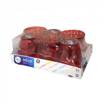 Verre Picardie rouge 25cl...