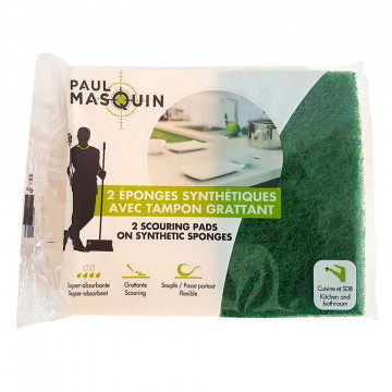 2 Éponges synthétiques...