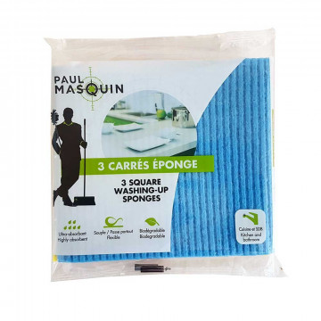 Lot de 3 carrés éponges