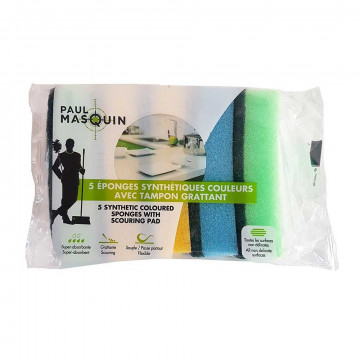5 Éponges synthétiques...