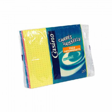 5 Carrés vaisselles