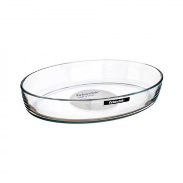 Plat ovale en verre 33x22cm