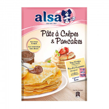 Préparation pâte à crêpes...