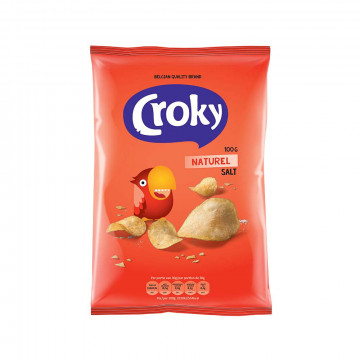 Chips croky nature sel 100g