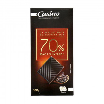 Tablette de chocolat noir...