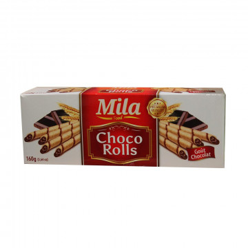 Gaufrette roulée chocolat 160g