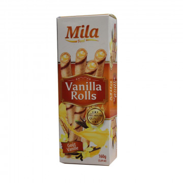 Gaufrette roulée vanille 160g