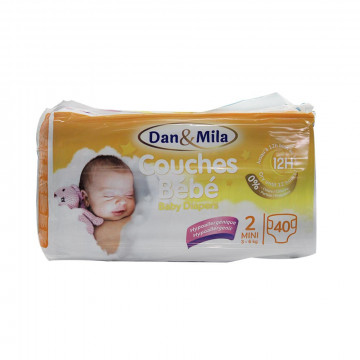 Couches bébé mini 3-6kg 40...