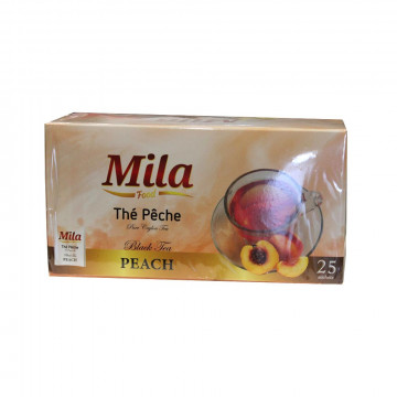 Thé noir pêche 25 sachets