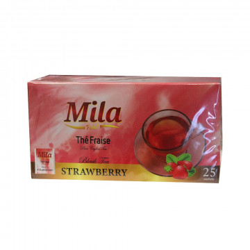 Thé noir fraise 25 sachets