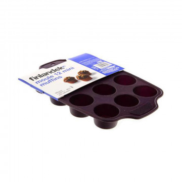 Moule 12 mini muffins silicone