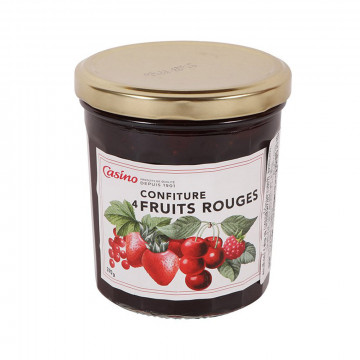 Confiture 4 fruits rouges 370g