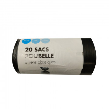 20 Sacs poubelle 30L