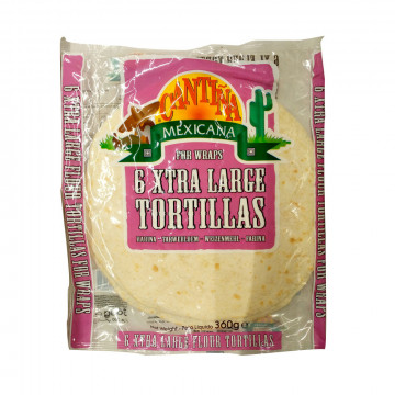 6 Tortillas XL 360g