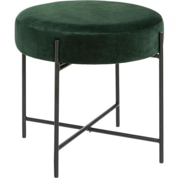 Pouf en velours Arty - Vert