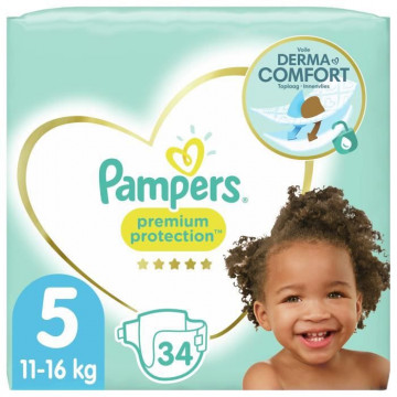 PAMPERS 34 Couches Premium...