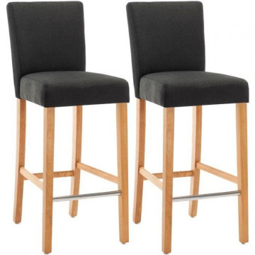 AKSEL Lot de 2 tabourets de...