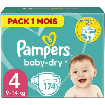 PAMPERS Baby-Dry Taille 4,...