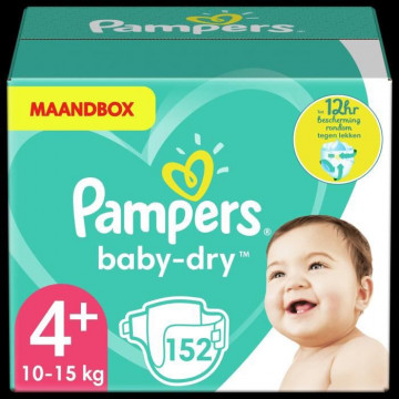 PAMPERS Baby Dry Taille 4+...