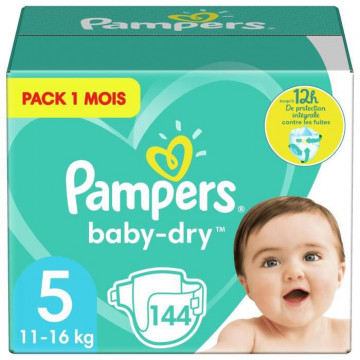 PAMPERS Baby Dry Taille 5 -...