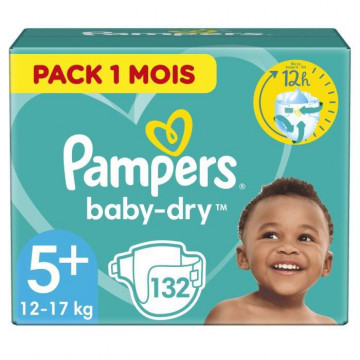 PAMPERS Baby Dry Taille 5+...