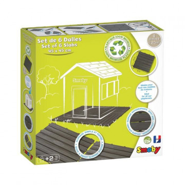 SMOBY Set de 6 dalles 45x45...