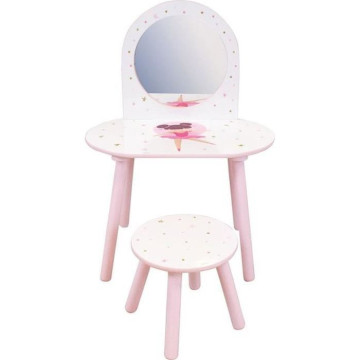Coiffeuse avec tabouret -...
