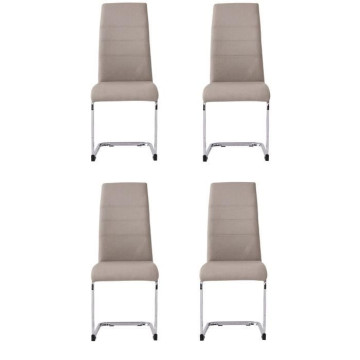 JANE Lot de 4 chaises -...