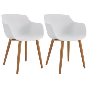 THEA Lot de 2 chaises de...
