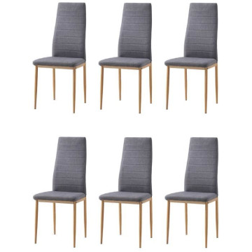 LAUREATE Lot de 6 chaises...
