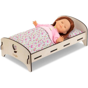 COROLLE - Lit en bois -...