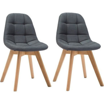ANYA Lot de 2 chaises de...