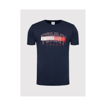TOMMY - T-shirt flag Noir S