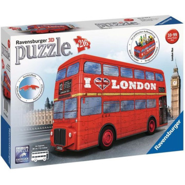 Puzzle 3D Bus londonien -...