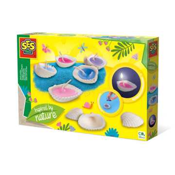Bougies coquillages -...