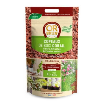OR BRUN Copeaux de bois...