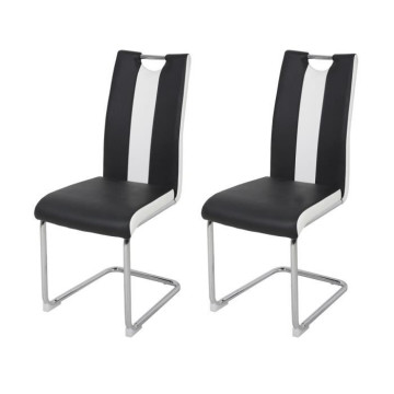 LEON Lot de 2 chaises -...