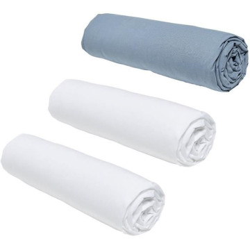 Lot de 3 draps housses...